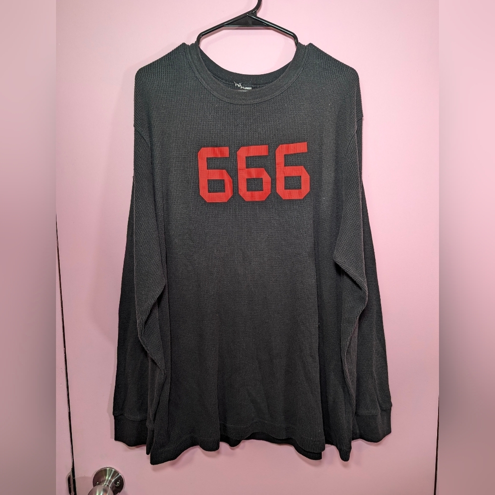 Vintage black thermal $40 obo 🙂